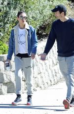 MILA KUNIS and Ashton Kutcher Out in Los Angeles 02/22/2019