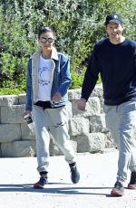 MILA KUNIS and Ashton Kutcher Out in Los Angeles 02/22/2019