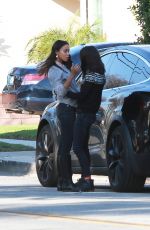 MILA KUNIS and ZOE SALDANA Out in Los Angeles 02/08/2019