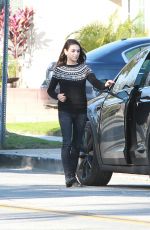 MILA KUNIS and ZOE SALDANA Out in Los Angeles 02/08/2019