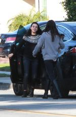 MILA KUNIS and ZOE SALDANA Out in Los Angeles 02/08/2019