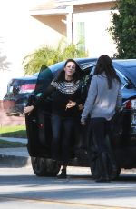 MILA KUNIS and ZOE SALDANA Out in Los Angeles 02/08/2019