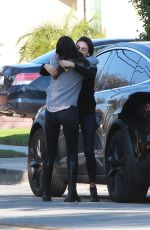 MILA KUNIS and ZOE SALDANA Out in Los Angeles 02/08/2019