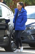 MILA KUNIS Out in Los Angeles 02/01/2019