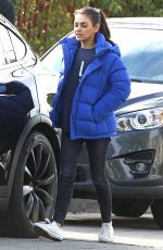 MILA KUNIS Out in Los Angeles 02/01/2019