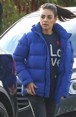 MILA KUNIS Out in Los Angeles 02/01/2019