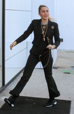 MILEY CYRUS Arrives at Chanel Store in Los Angeles 02/22/2019