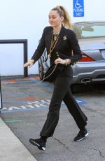 MILEY CYRUS Arrives at Chanel Store in Los Angeles 02/22/2019