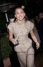 MILEY CYRUS at Charles Finch and Chanel