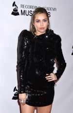 MILEY CYRUS at Musicares Person of the Year Honoring Dolly Parton in Los Angeles 02/08/2019