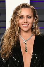 MILEY CYRUS at Vanity Fair Oscar Party in Beverly Hills 02/24/2019