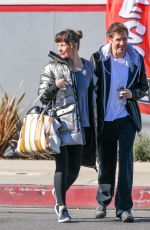 MILLA JOVOVICH and Paul Anderson Leaves a Gym in Los Angeles 02/11/2019
