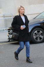 MOLLIE KING Leaves BBC Studios in London 02/23/2019