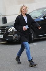 MOLLIE KING Leaves BBC Studios in London 02/23/2019