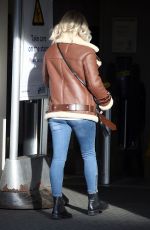 MOLLIE KING Out and About in Londond 01/31/2019