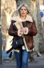 MOLLIE KING Out and About in Londond 01/31/2019