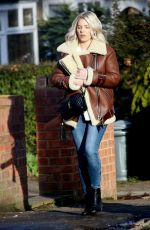 MOLLIE KING Out and About in Londond 01/31/2019