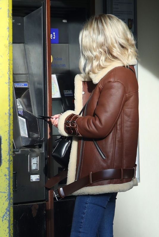 MOLLIE KING Out and About in Londond 01/31/2019