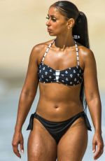 MYA HARRISON in Bikini at a Beach in Barbados 02/23/2019