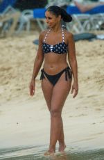 MYA HARRISON in Bikini at a Beach in Barbados 02/23/2019