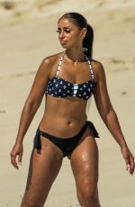MYA HARRISON in Bikini at a Beach in Barbados 02/23/2019