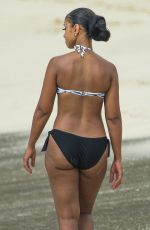 MYA HARRISON in Bikini at a Beach in Barbados 02/23/2019