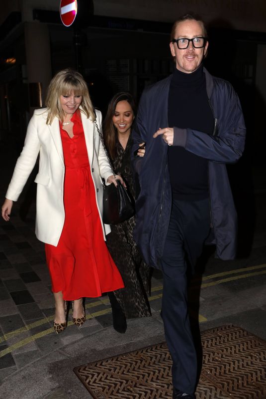 MYLEENE KLASS Arrives at Amanda Holden