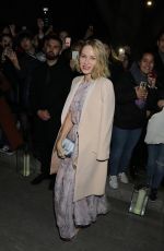 NAOMI WATTS at Giorgio Armani Fashion Show at MFW in Milan 02/23/2019