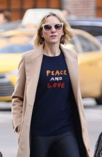 NAOMI WATTS Out in New York 02/06/2019