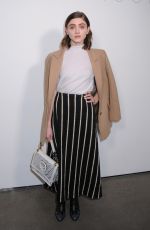 NATALIA DYER at Noon by Noor Show at New York Fashion Week 02/07/2019
