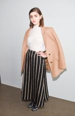 NATALIA DYER at Noon by Noor Show at New York Fashion Week 02/07/2019