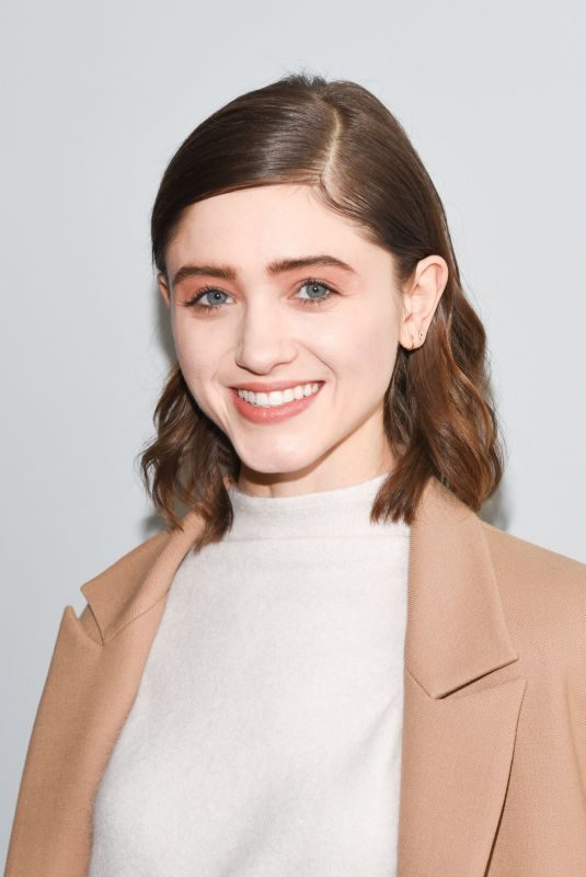 NATALIA DYER at Noon by Noor Show at New York Fashion Week 02/07/2019