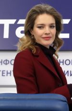 NATALIA VODIANOVA at a Press Conference in Moscow 02/05/2019