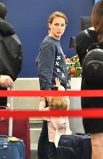 NATALIE PORTMAN at Los Angeles International Airport 02/14/2019