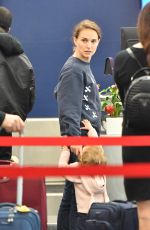 NATALIE PORTMAN at Los Angeles International Airport 02/14/2019