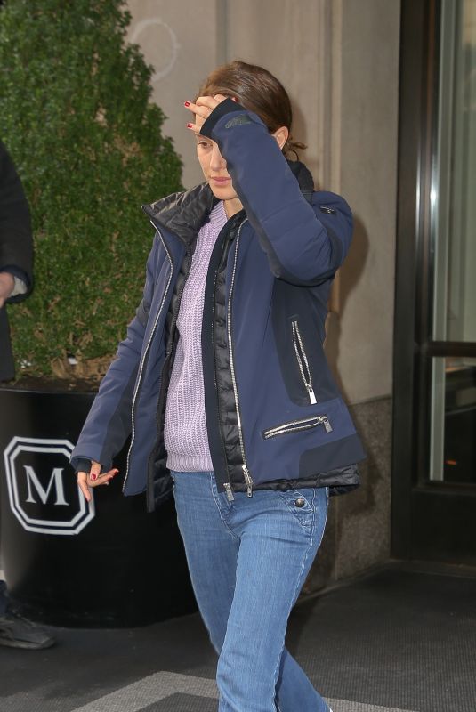 NATALIE PORTMAN Leaves Mark Hotel in New York 02/19/2019