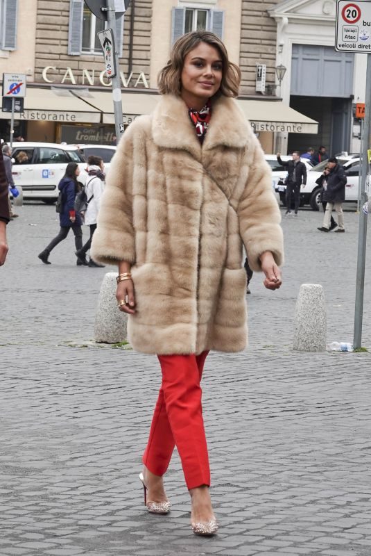 NATHALIE KELLEY Out and About in Rome 02/19/2019