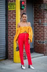 NATHALIE KELLEY Out at New york Fashion Week 02/10/2019