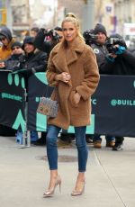 NICKY HILTON Arrives at AOL Build in New York 02/11/2019