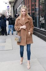 NICKY HILTON Arrives at AOL Build in New York 02/11/2019