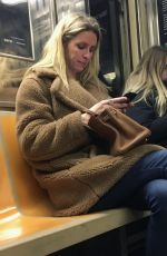 NICKY HILTON Riding the Subway in New York 01/29/2019