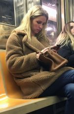 NICKY HILTON Riding the Subway in New York 01/29/2019