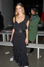 NINA AGDAL at Prabal Gurung Show at New York Fashion Week 02/10/2019