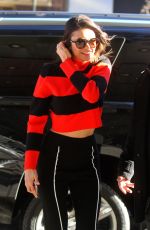 NINA DOBREV Arrives at CBS Studio in New York 02/28/2019