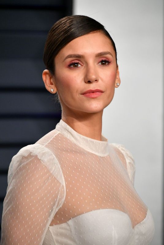 NINA DOBREV at Vanity Fair Oscar Party in Beverly Hills 02/24/2019
