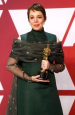 OLIVIA COLEMAN at Oscars 2019 in Los Angeles 02/24/2019