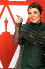 OLIVIA COLEMAN at Oscars 2019 in Los Angeles 02/24/2019