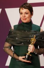 OLIVIA COLEMAN at Oscars 2019 in Los Angeles 02/24/2019