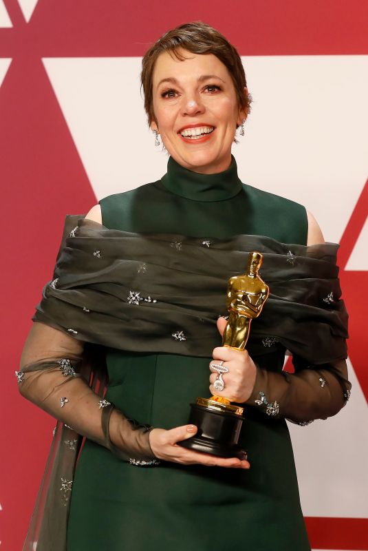 OLIVIA COLEMAN at Oscars 2019 in Los Angeles 02/24/2019