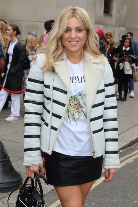 OLIVIA COX Out at London Fashion Week 02/16/2019
